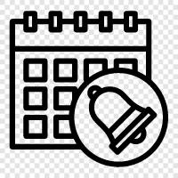 Plan, Diagramm, Zeitplan, Kalender symbol