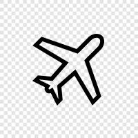 plane, flying, air travel, aviation icon svg