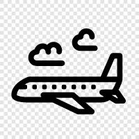 planes, flying, take off, landing icon svg