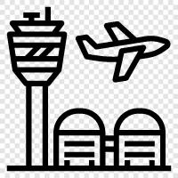 planes, flying, aviation, aircraft maintenance icon svg