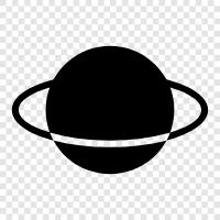 planet, solar system, astronomy, rings icon svg