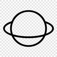 planet, space, astronomy, science icon svg