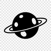 planet, gas, atmosphere, rings icon svg