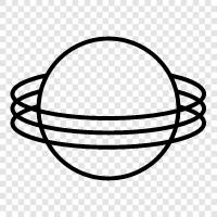 planet, solar system, astronomy, space icon svg