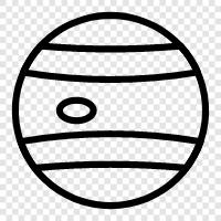 planet, solar system, gas giant, planetoid icon svg