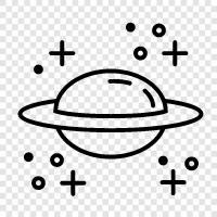 planet, astronomy, space, ring icon svg