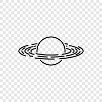 Planet, Sonnensystem, Astronomie, Ringe symbol