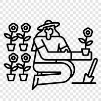 plants, flowers, vegetables, fruits icon svg