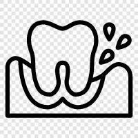 plaque, dental disease, gingivitis, bad breath icon svg