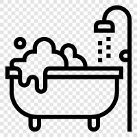 plastic, hot water, faucet, shower icon svg