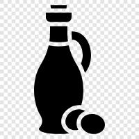 plastic oil bottle, screwtop oil bottle, stainless steel oil bottle, oil bottle icon svg