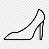 Platform, Shoes, Ankle, Heels icon svg