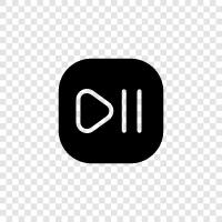 play and pause, movie play pause, music play pause pause, play pause icon svg