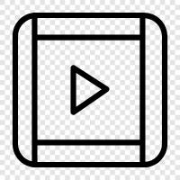 play button tool, video play button, play video, play video online icon svg