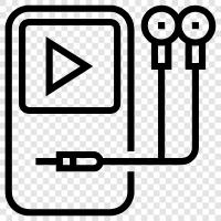 player, mp3 player, music, audio icon svg
