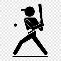 players, teams, strategy, batting icon svg