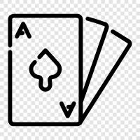 playing card, casino, blackjack, poker icon svg