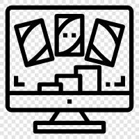 playing cards, solitaire, strategy, card game icon svg