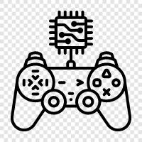 PlayStation 4, Xbox One, Gaming Console icon svg