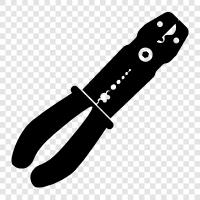 pliers, tools, grip, wire icon svg