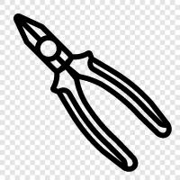 pliers for metal, pliers for plastic, pliers for wire, Pliers icon svg