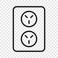 plug adapter, plug converter, plug outlet, power outlet icon svg