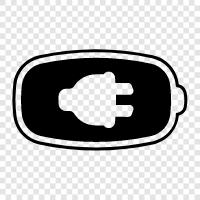 Batteriestecker, Autostecker, Adapterstecker, Strom symbol