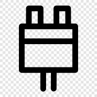 USB, мощность, заряд, 5V Значок svg