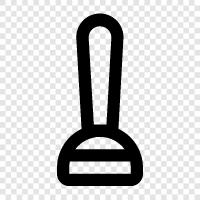 plunger, plunger head, plunger head replacement icon svg