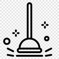 plunger, plunger head, plunger head replacement icon svg