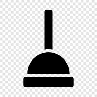 plunger, vacuum cleaner, suction, cleaner icon svg