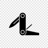 Taschenmesserspitzer, Taschenmesser Klappmesser, Taschenmesser Überlebensmesser, Taschenmesser symbol