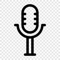 Podcast, Audio, Aufnahme, Interview symbol