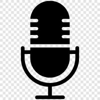podcast, audio, voice, recording icon svg