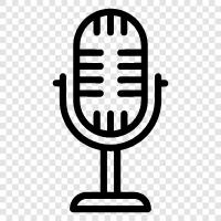 Podcast, Voice, Audio, Recording icon svg