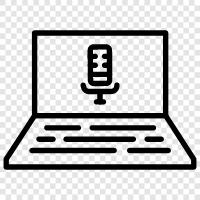 podcast, streaming, audio, radio icon svg