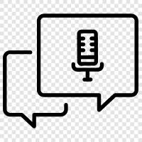 podcast, audio podcast, audio commentary, commentary icon svg