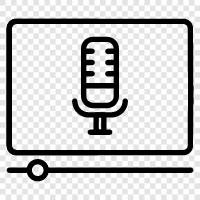 podcast, audio player, music player, streaming icon svg