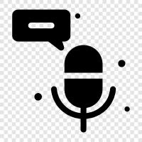 podcaster, audio, radio, audio podcast icon svg