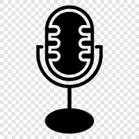 podcasting, audio equipment, podcasting equipment, podcasting microphone icon svg
