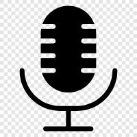 podcasting, audio, recording, podcasting software icon svg