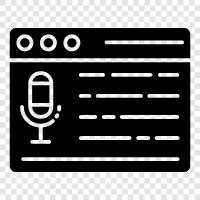 podcasting, audio, audio podcast, nasıl podcast ikon svg