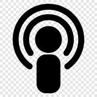 podcasting, podcasting tools, podcasting tips, podcast hosting icon svg