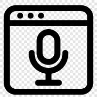 podcasting, audio podcast, how to podcast, podcasting tips icon svg