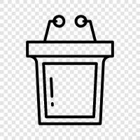 podium, lectern stand, podium stand, lectern icon svg