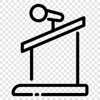 podium, platform, stage, performance icon svg