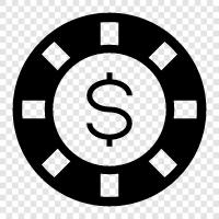 Poker Chips, Casino Chips, Playing Cards, Poker Chip icon svg