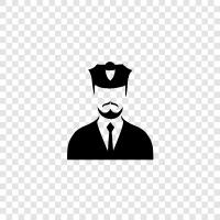 police, law enforcement, officer, detective icon svg