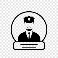 police, officer, policeman, law enforcement icon svg