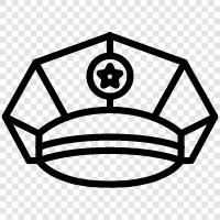 polizei, polizist, weiblicher officer, männlicher officer symbol